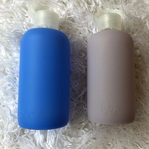 bkr 16 oz glass water bottles with silicone sleeve